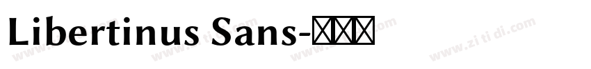 Libertinus Sans字体转换